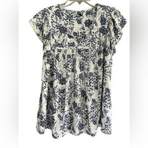 NYDJ Short Sleeve Blouse